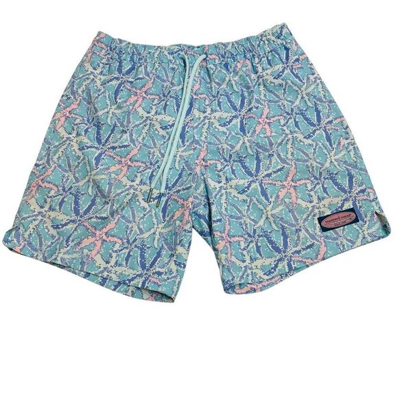 Vinyard Vines Men’s Swim Trunks Swim Shorts Blue Starfish Size XS - Picture 1 of 9